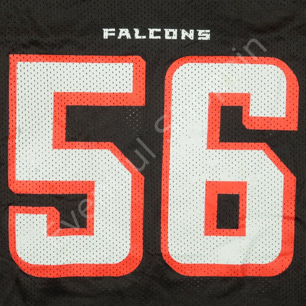 Vintage Reebok Atlanta Falcons Jersey Mens XL Black Keith Brooking 56 Mesh - Picture 5 of 10